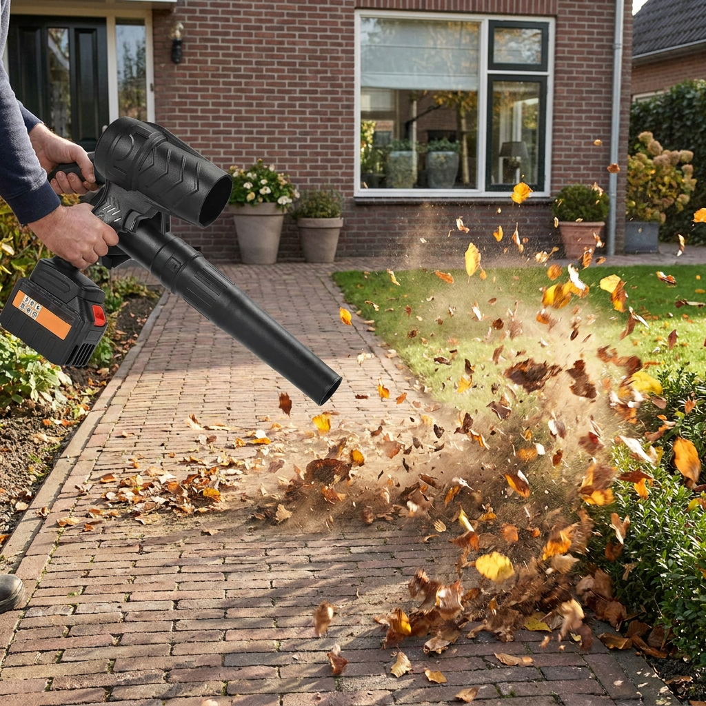 Souffleur 4-en-1 pour feuilles, neige et poussière