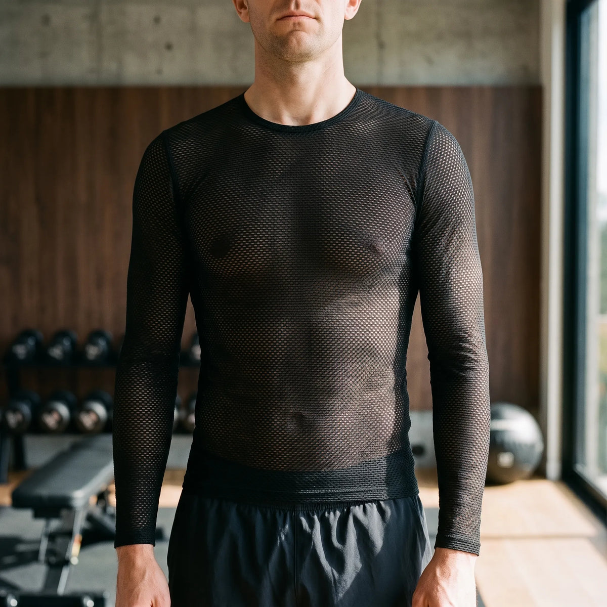 Sous-maillot de cyclisme à manches longues