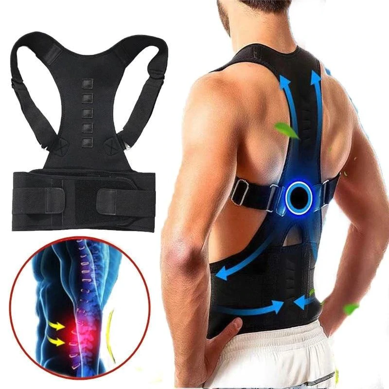 Soutien dorsal - Correcteur de posture et magnétothérapie pour un dos en bonne santé