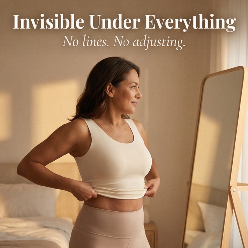 Soutien-gorge de maintien de la posture sans armatures à fermeture avant