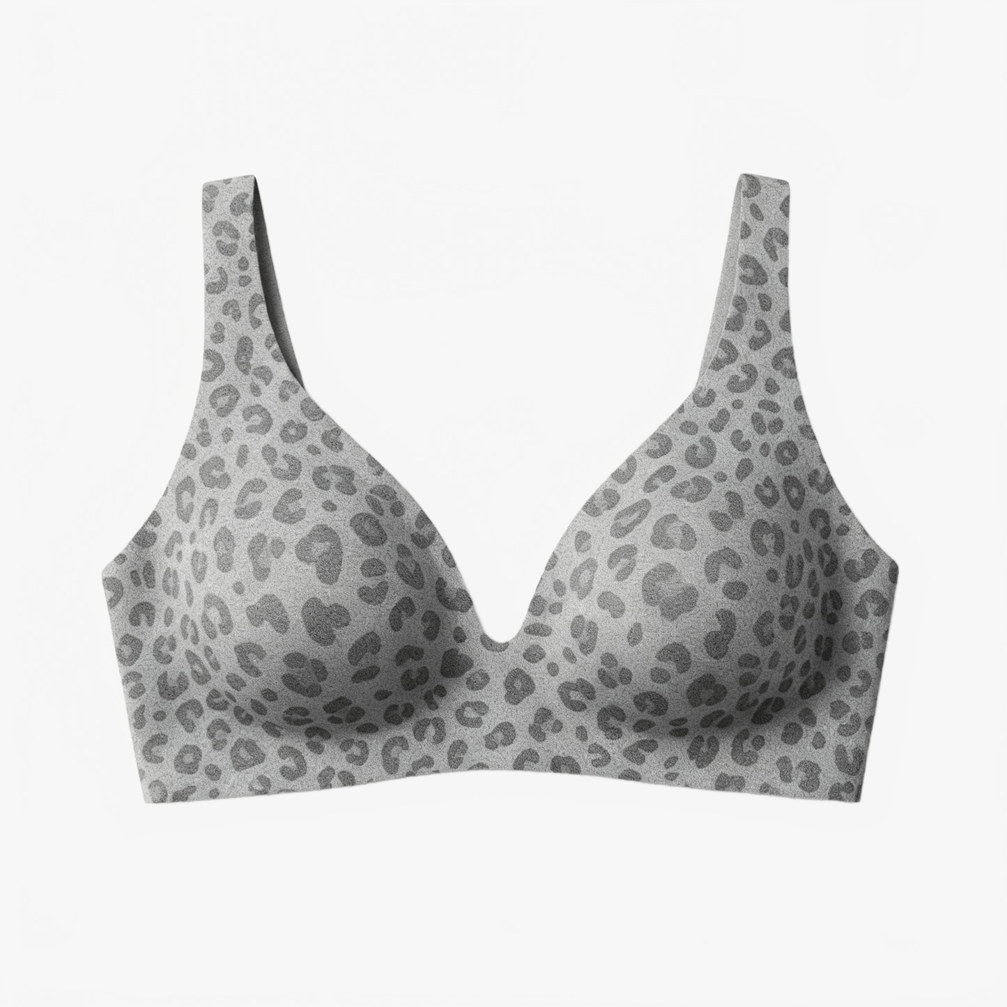 Soutien-gorge sans coutures sans armatures effet liftant avec col en V profond