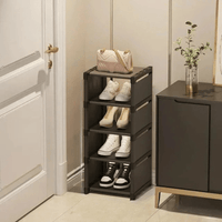SPACERACK – Zapatero ahorrador de espacio para esquinas y espacios pequeños