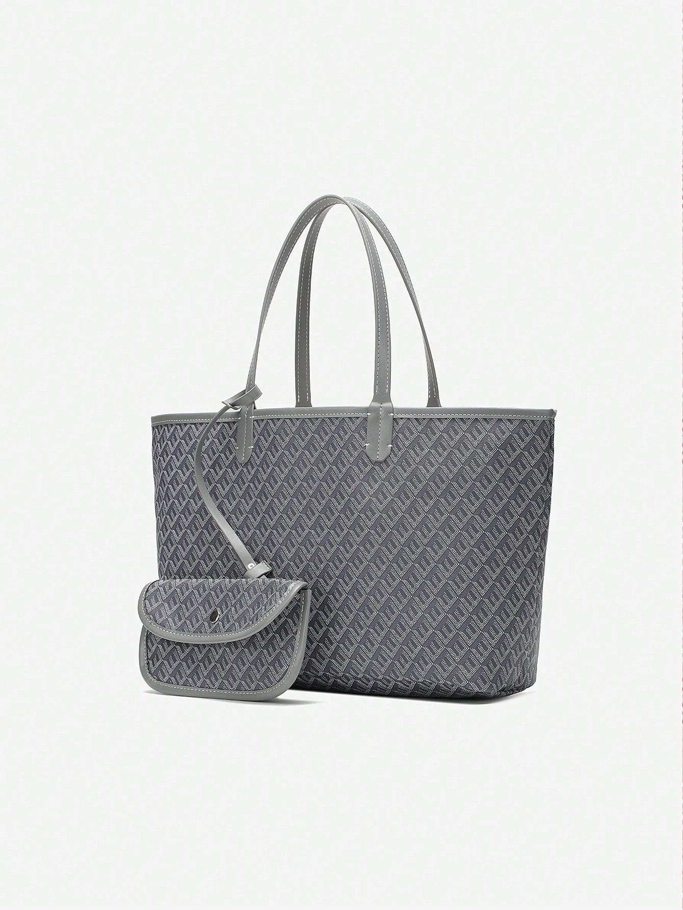 Spacieux sac shopper à motif graphique