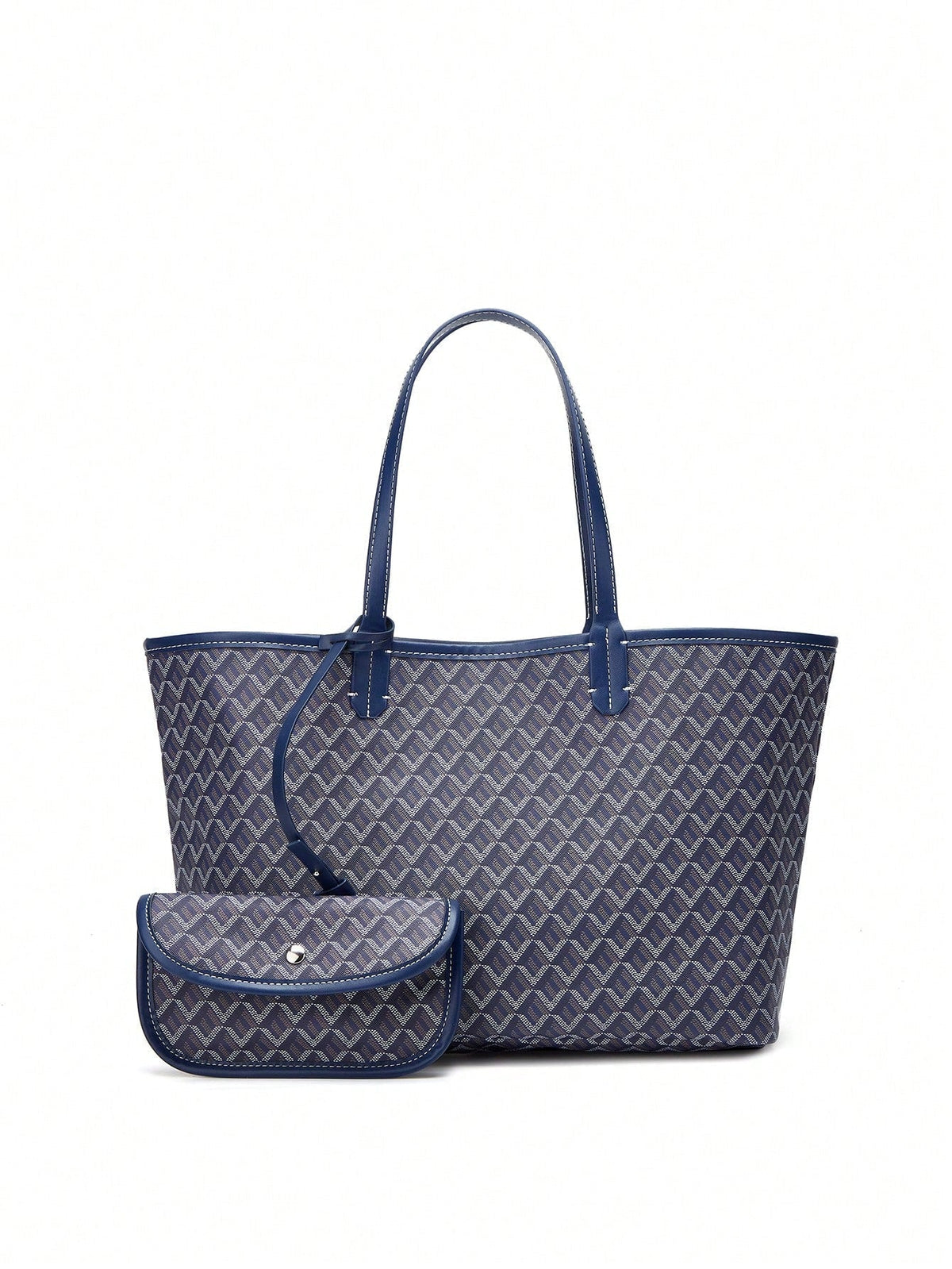 Spacieux sac shopper à motif graphique