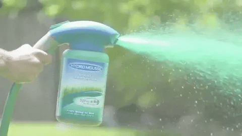 Spray à gazon liquide de semences hydro mousse | Facile à appliquer pour pelouse clairsemée et zones très sollicitées