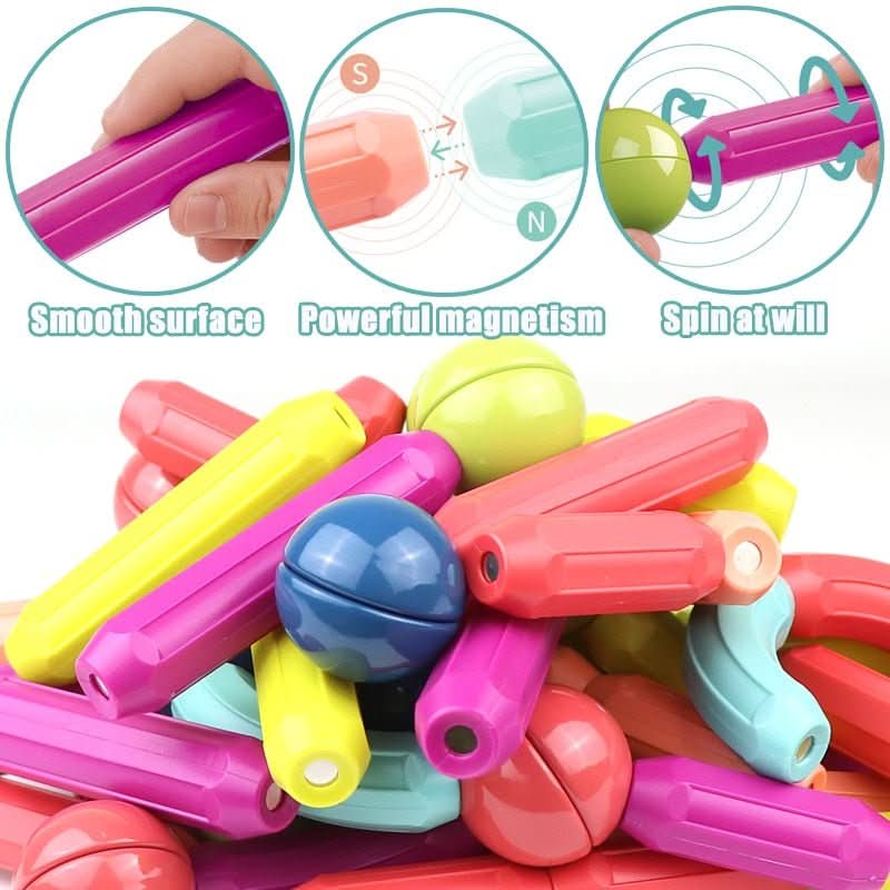 STICKCRAFT – Magnetic Creative Rods for Imaginative Building