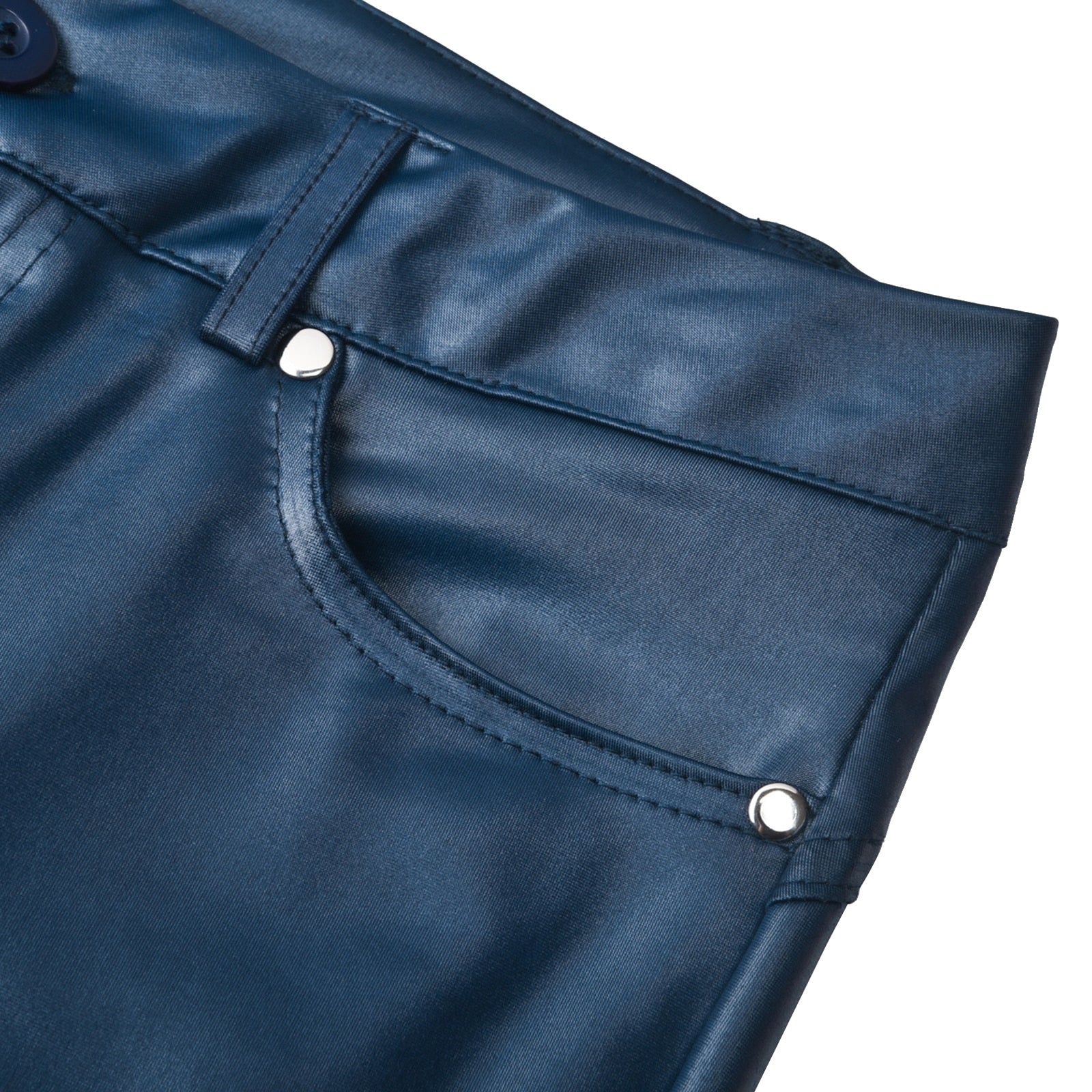 Stretch | Stretch Leather Trousers