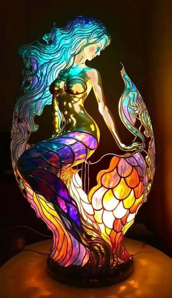 Stylish Decorative Lamp with Artistic Shape and Ambient Light