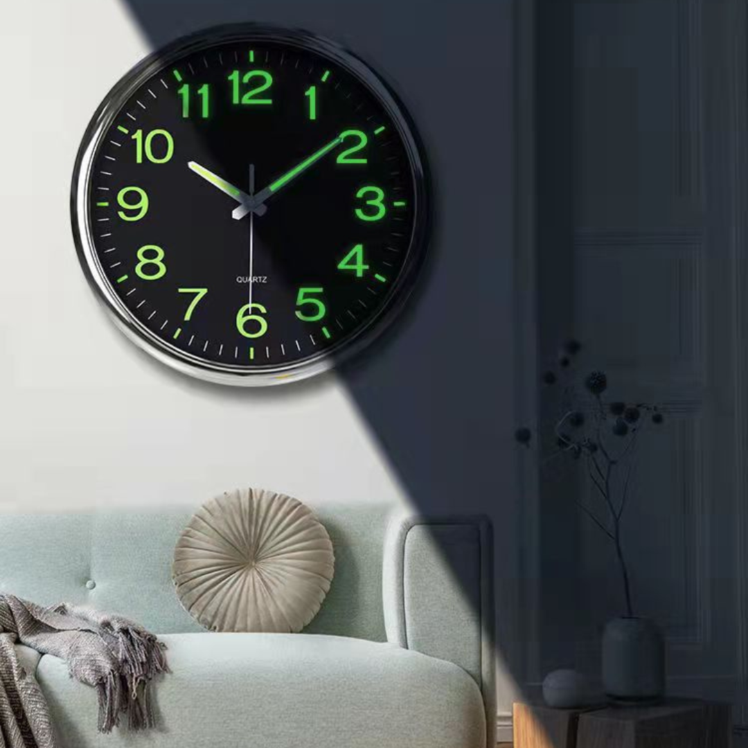 Stylish Large Wall Clock with Light Effect Treviq