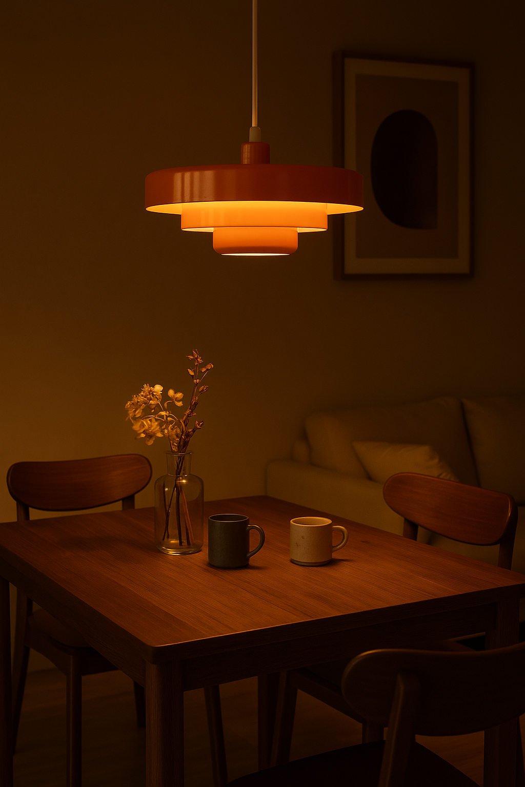 Stylish LED Pendant Lamp in Vintage Style for Kitchen and Dining Room