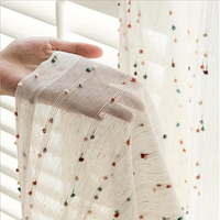 Rideau en tulle arc-en-ciel Sugar Bean