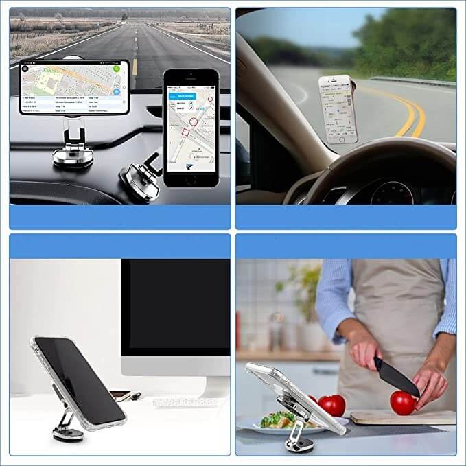 Support de téléphone magnétique ergonomique