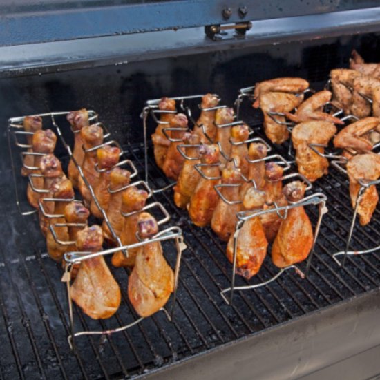 Support pour pilons de poulet pour barbecue