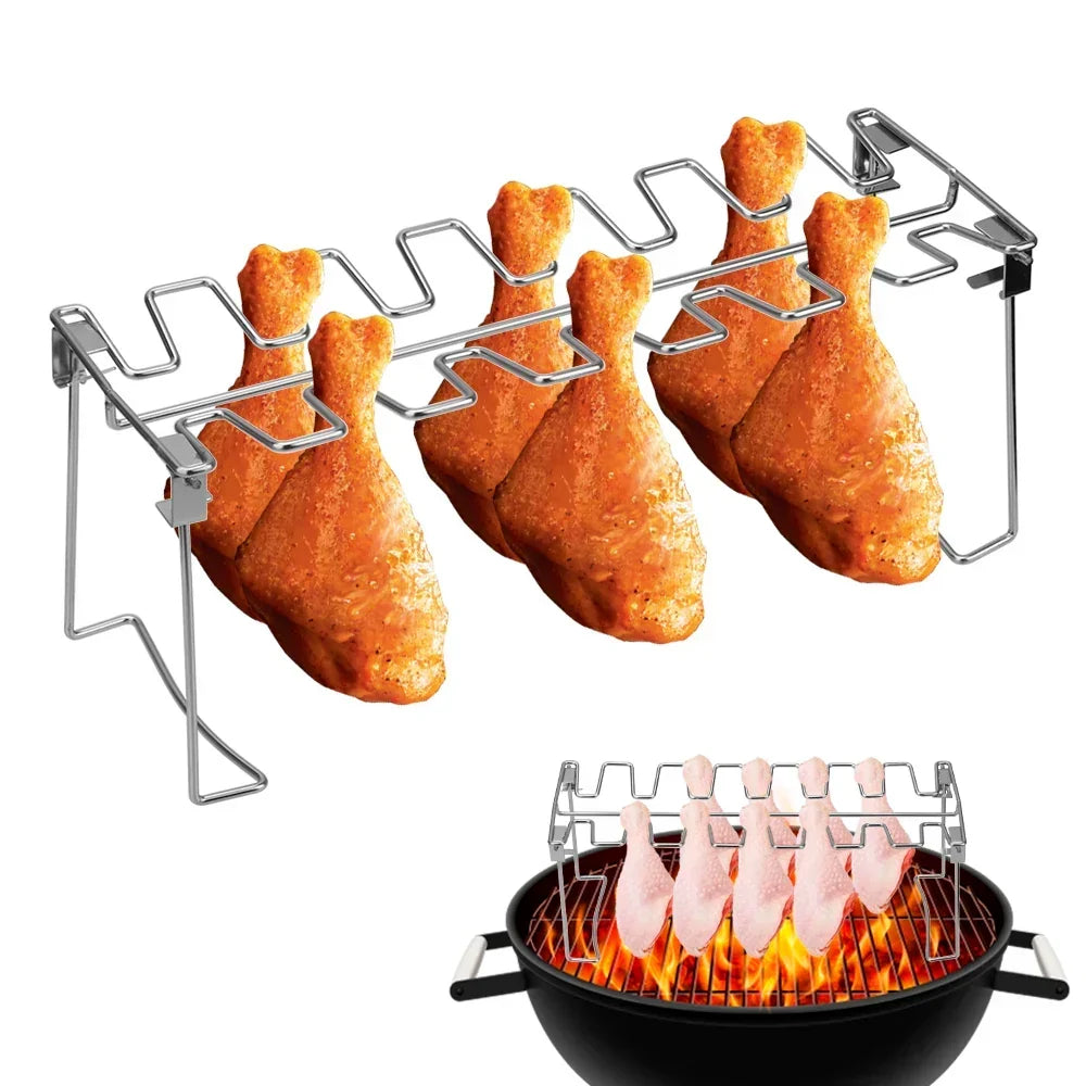 Support pour pilons de poulet pour barbecue