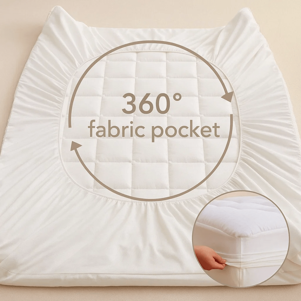 Surmatelas rafraîchissant pour un plus grand confort