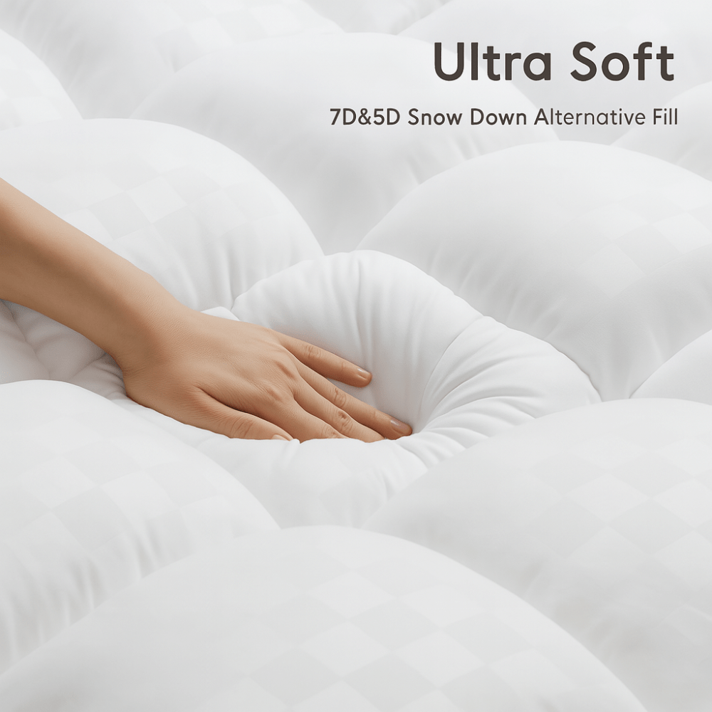 Surmatelas rafraîchissant pour un plus grand confort