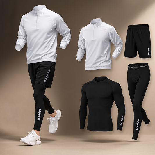 Survêtement d'entraînement 4 pièces pour une liberté de mouvement, un confort et un style optimal