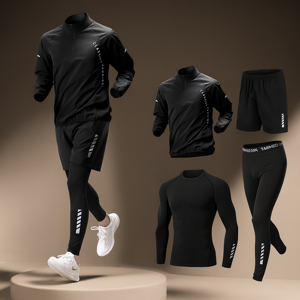 Survêtement d'entraînement 4 pièces pour une liberté de mouvement, un confort et un style optimal