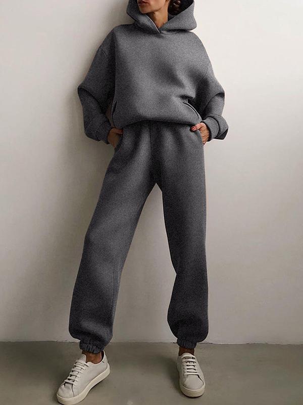 Survêtement oversized pour femme avec sweat à capuche