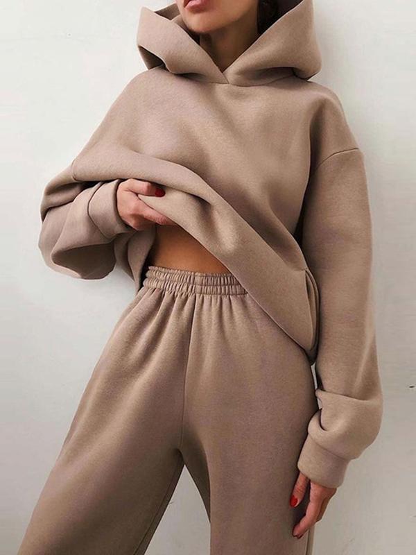 Survêtement oversized pour femme avec sweat à capuche