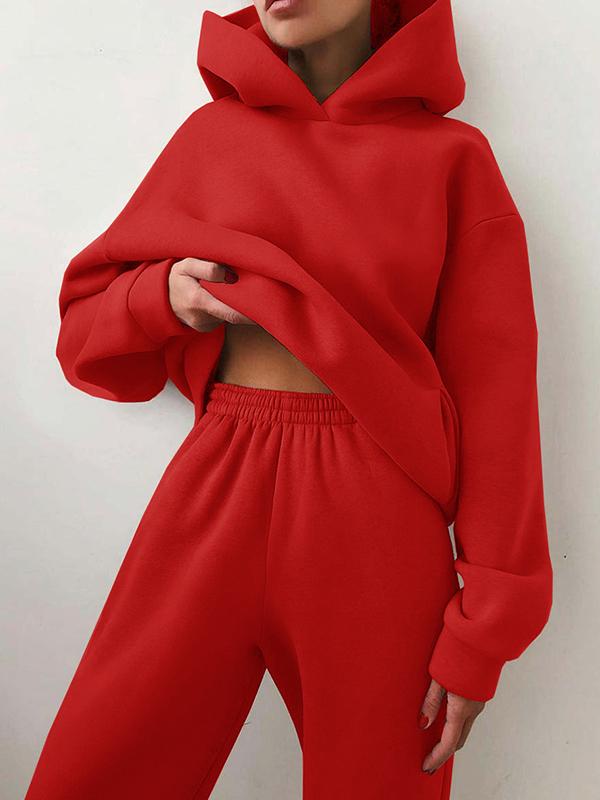 Survêtement oversized pour femme avec sweat à capuche