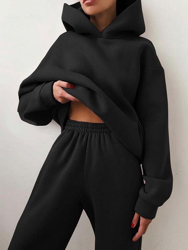 Survêtement oversized pour femme avec sweat à capuche