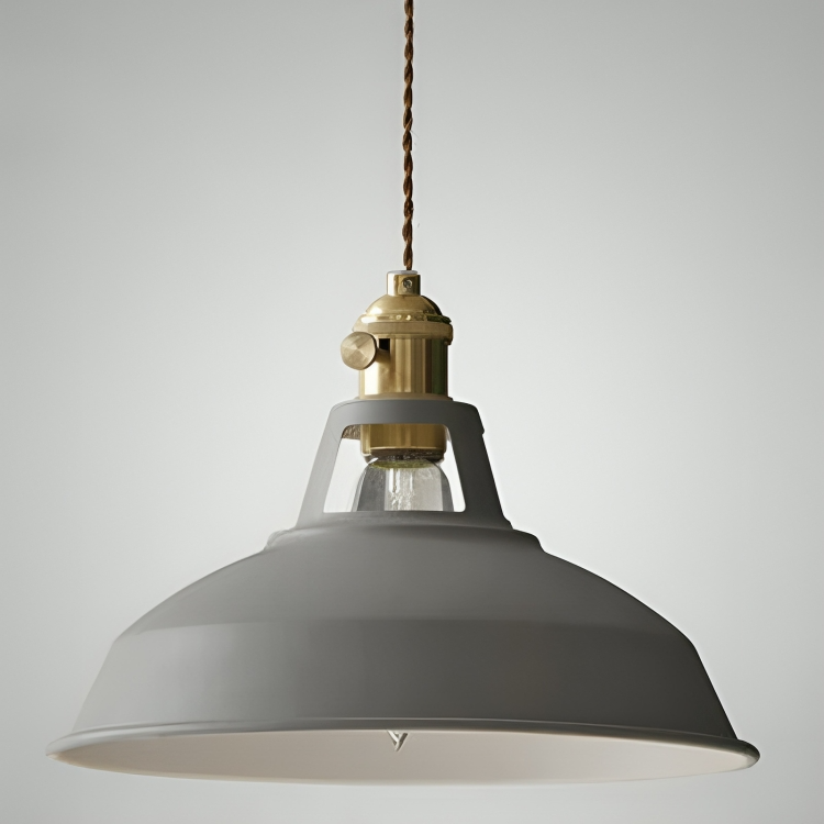 Suspension industrielle rétro en métal à 1 lampe pour restaurant