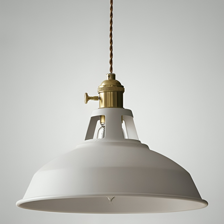 Suspension industrielle rétro en métal à 1 lampe pour restaurant