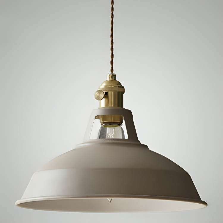 Suspension industrielle rétro en métal à 1 lampe pour restaurant