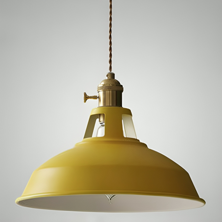 Suspension industrielle rétro en métal à 1 lampe pour restaurant