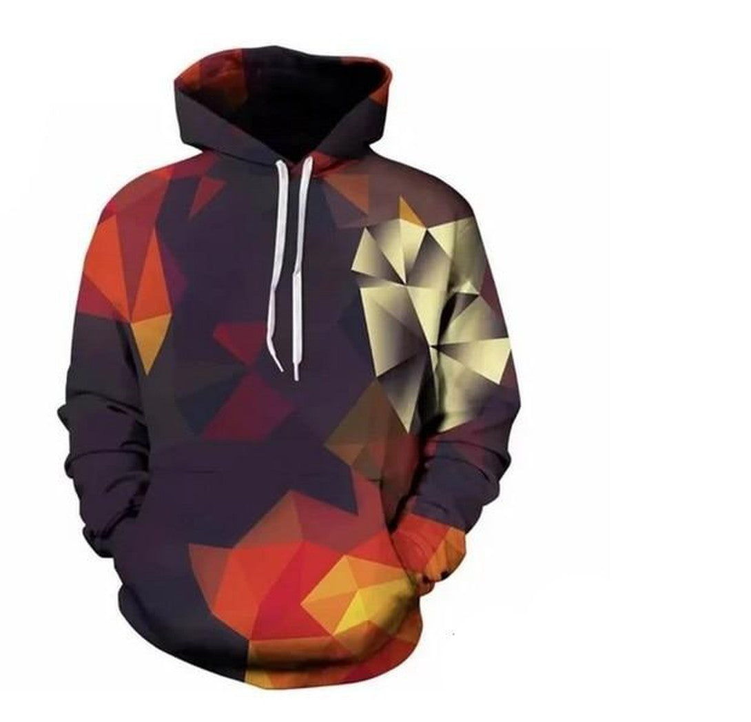 Sweat à capuche élégant avec impression 3D réaliste