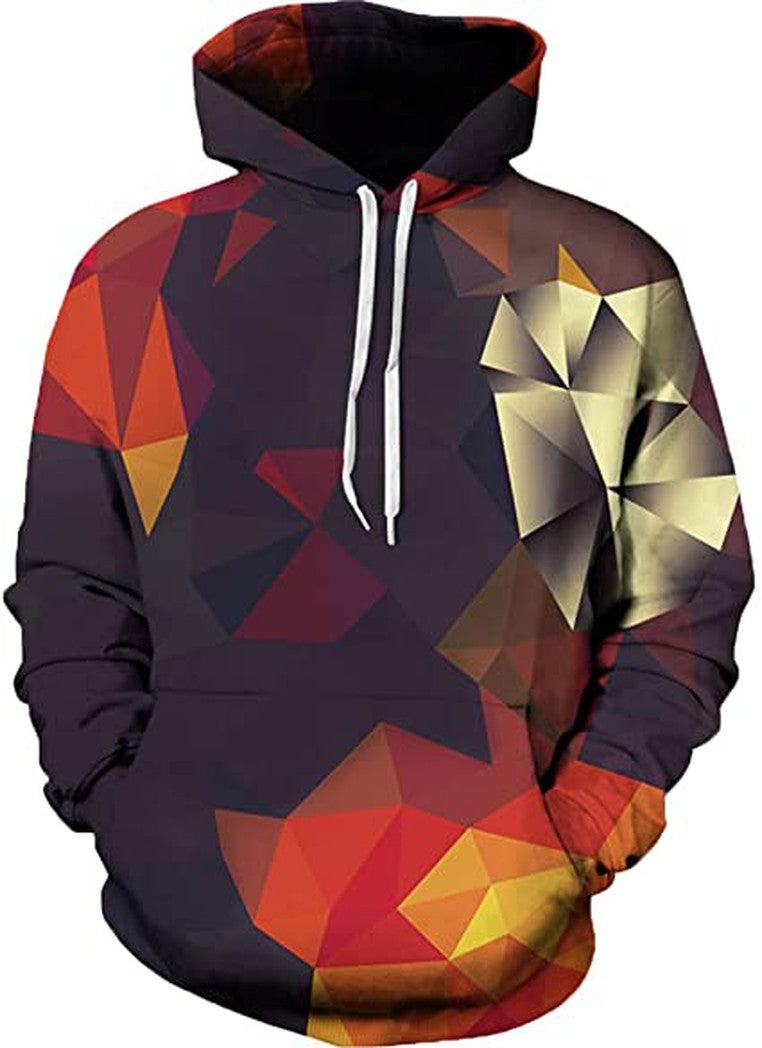Sweat à capuche élégant avec impression 3D réaliste