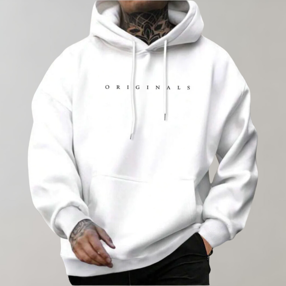 Sweat à capuche élégant pour homme en matière douce pour le loisir
