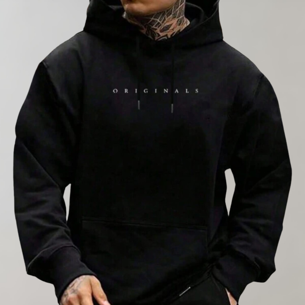 Sweat à capuche élégant pour homme en matière douce pour le loisir