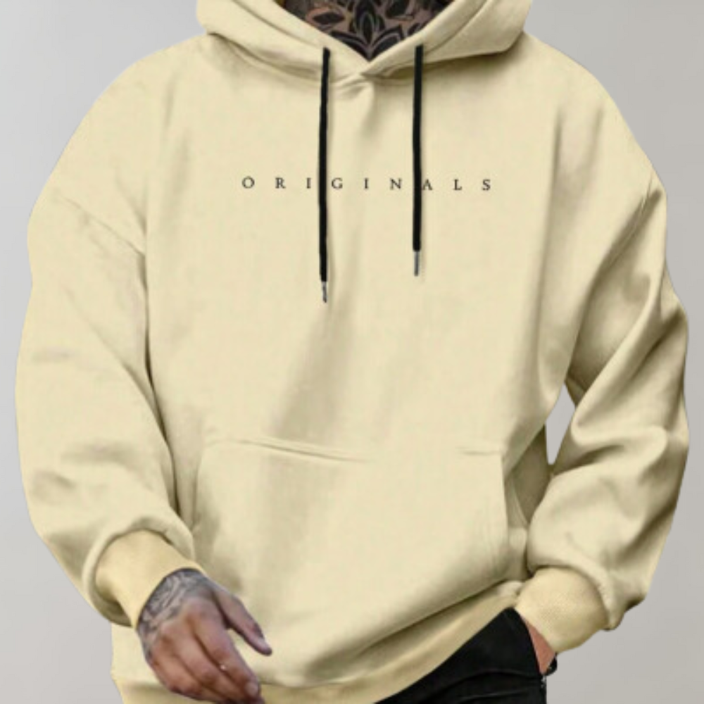 Sweat à capuche élégant pour homme en matière douce pour le loisir