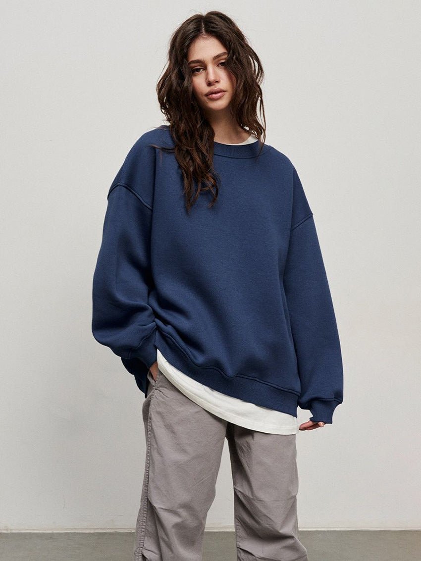 Sweat-shirt ample décontracté pour femme