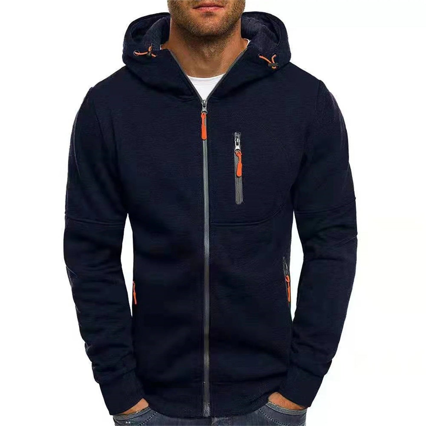 Sweat-shirt décontracté à capuche pour homme