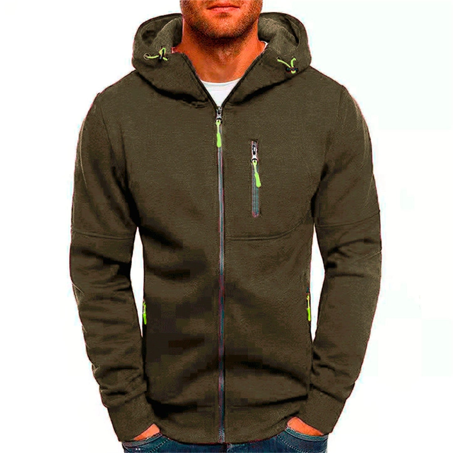 Sweat-shirt décontracté à capuche pour homme