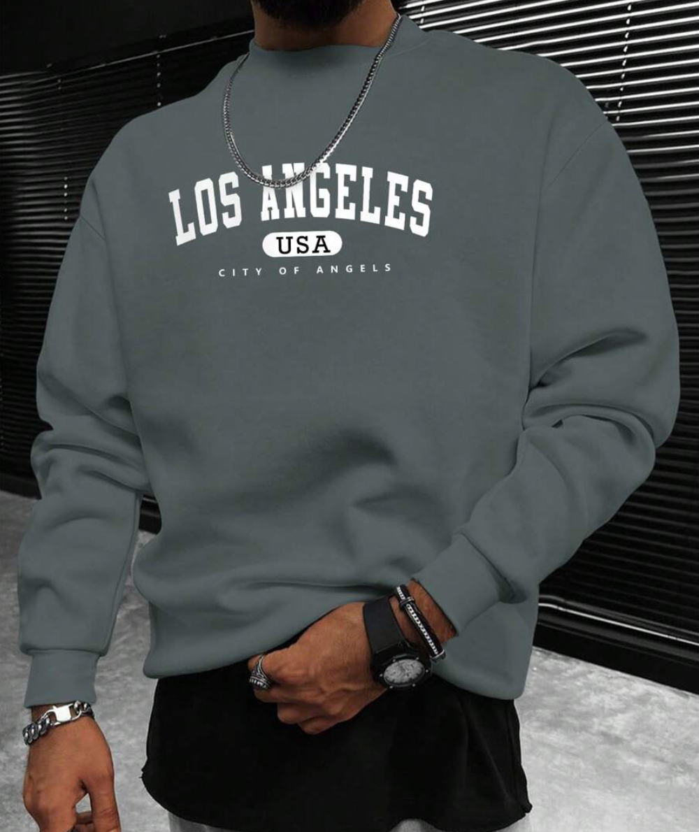 Sweat-shirt pour homme au design moderne, coupe confortable et disponible en plusieurs coloris