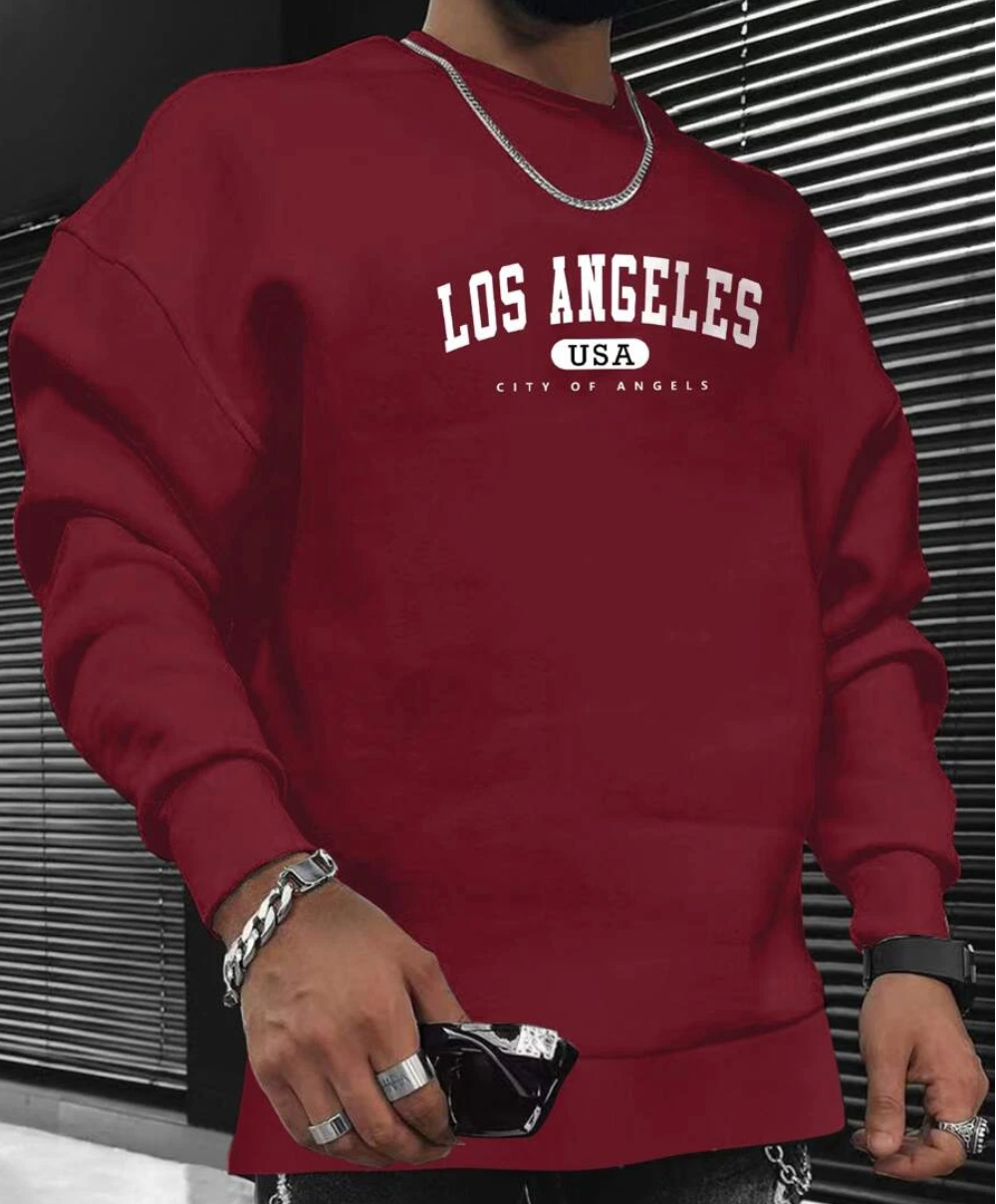 Sweat-shirt pour homme au design moderne, coupe confortable et disponible en plusieurs coloris