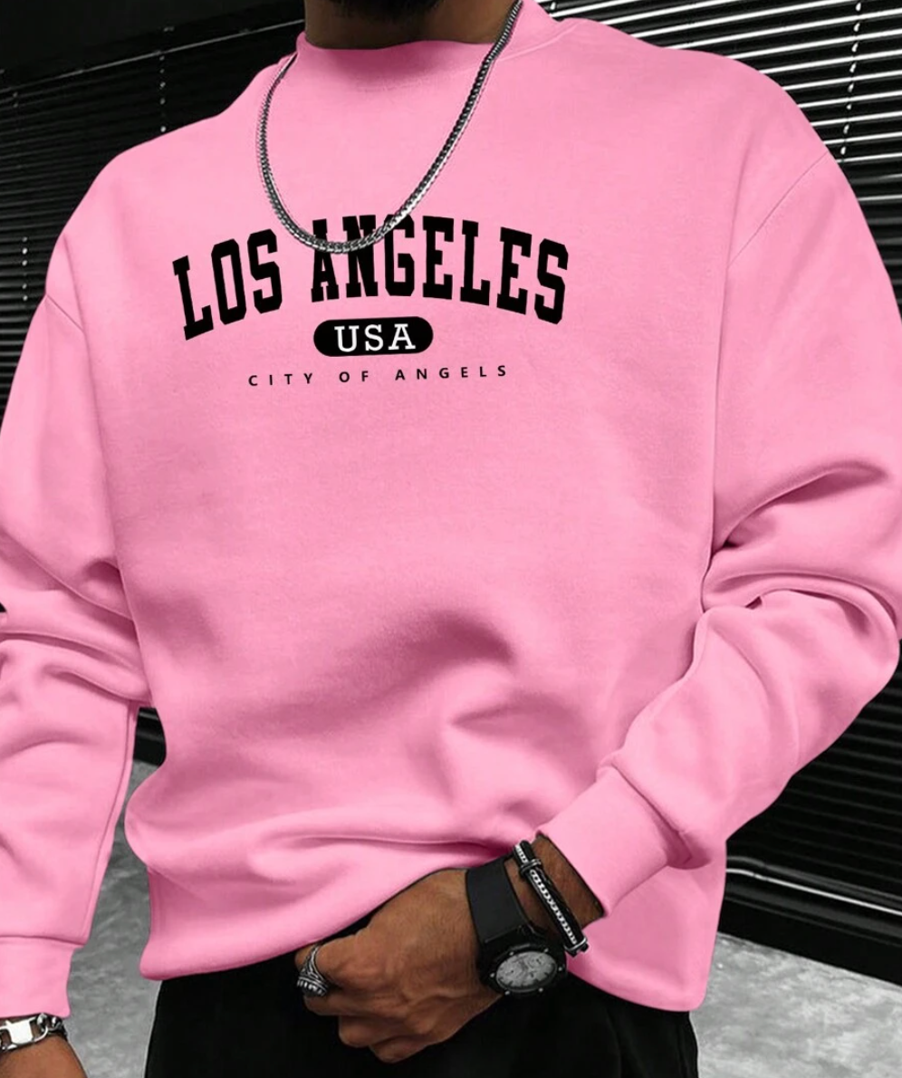 Sweat-shirt pour homme au design moderne, coupe confortable et disponible en plusieurs coloris