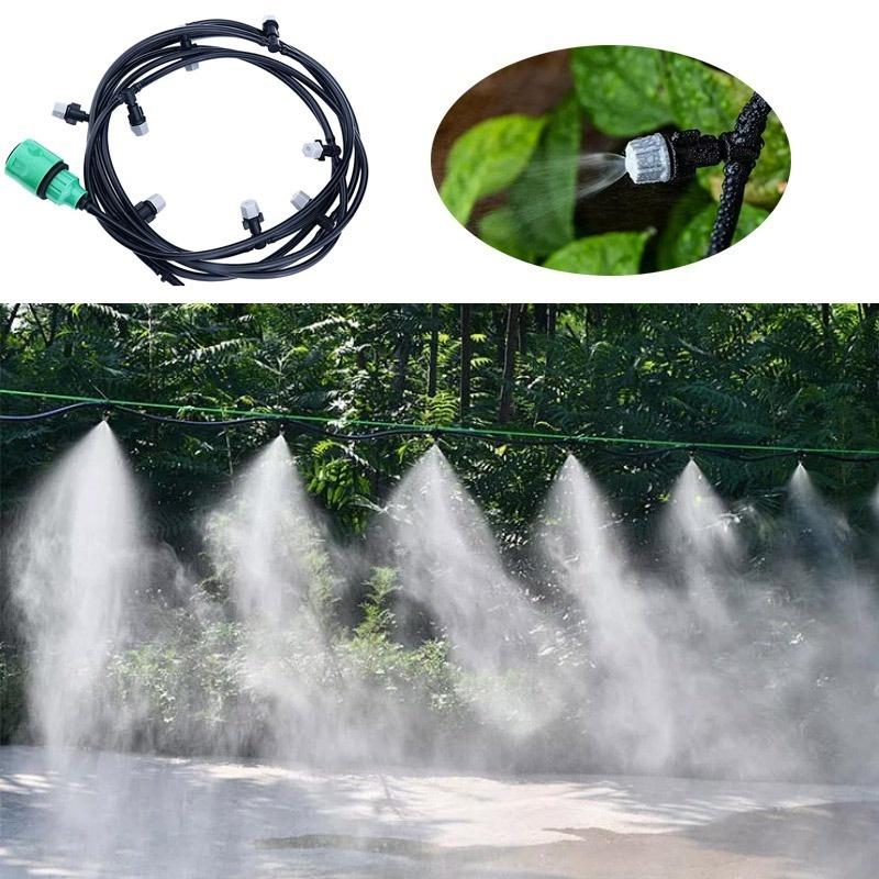 Système d'arrosage par aspersion - Kit DIY de 10 m pour arrosage goutte-à-goutte et brumisation