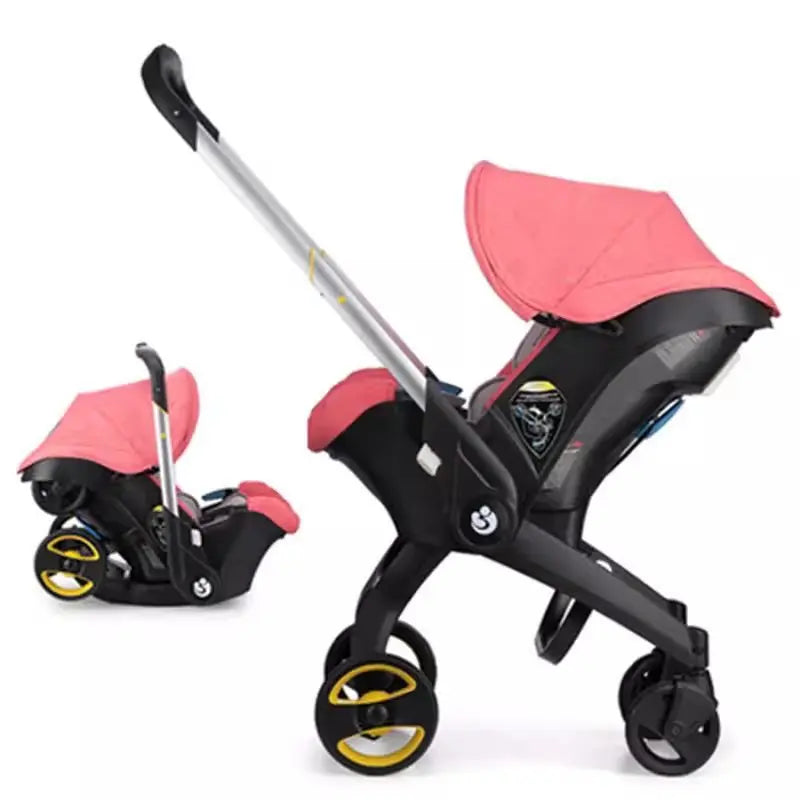 Système de voyage 4-en-1 poussette et siège auto bébé