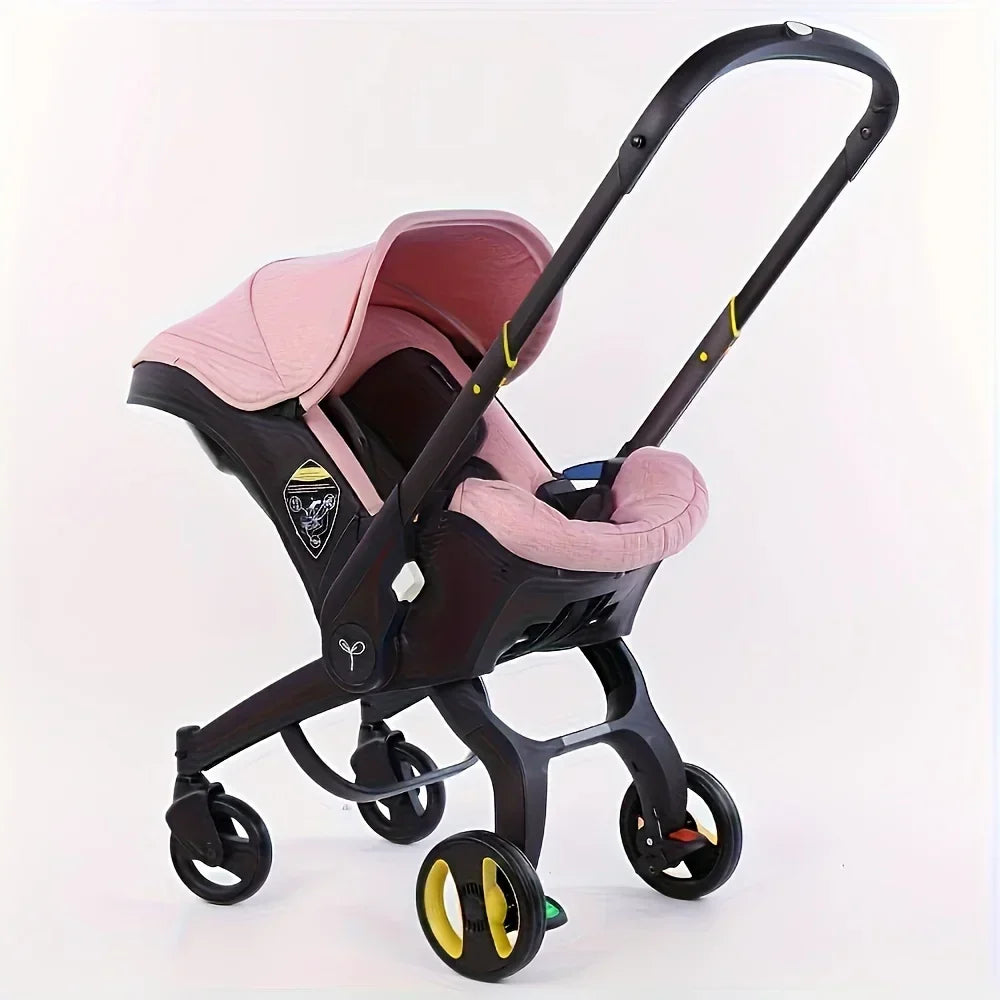 Système de voyage 4-en-1 poussette et siège auto bébé