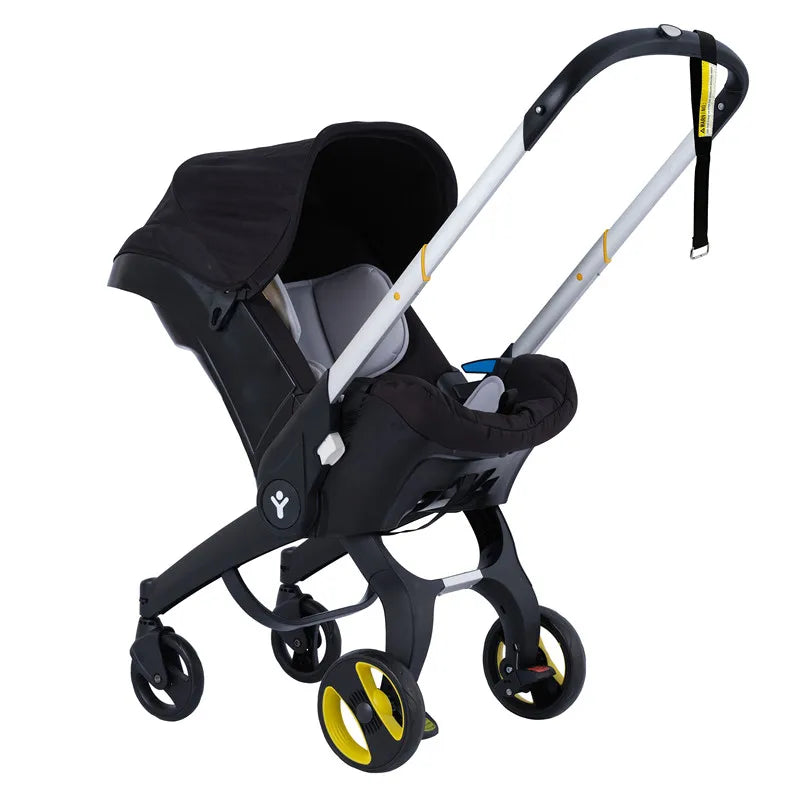 Système de voyage 4-en-1 poussette et siège auto bébé