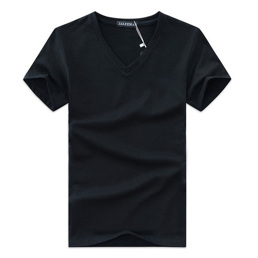 T-shirt homme slim fit col V