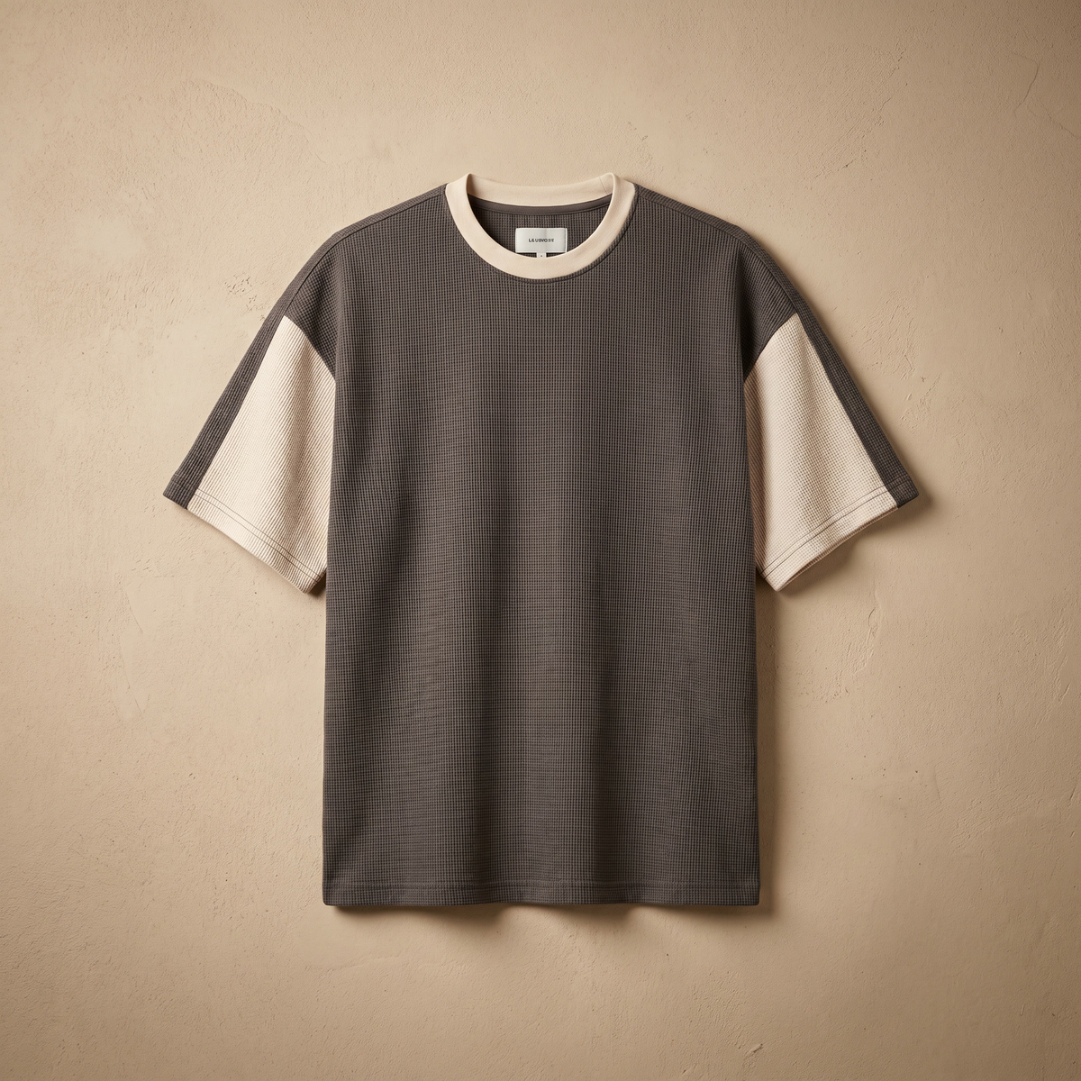 T-shirt oversized pour homme effet suède - T-shirt streetwear hip-hop coupe décontractée