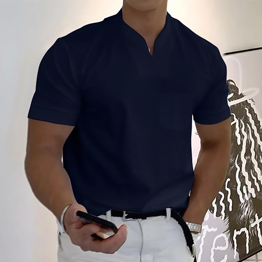 T-shirt pour homme à col montant