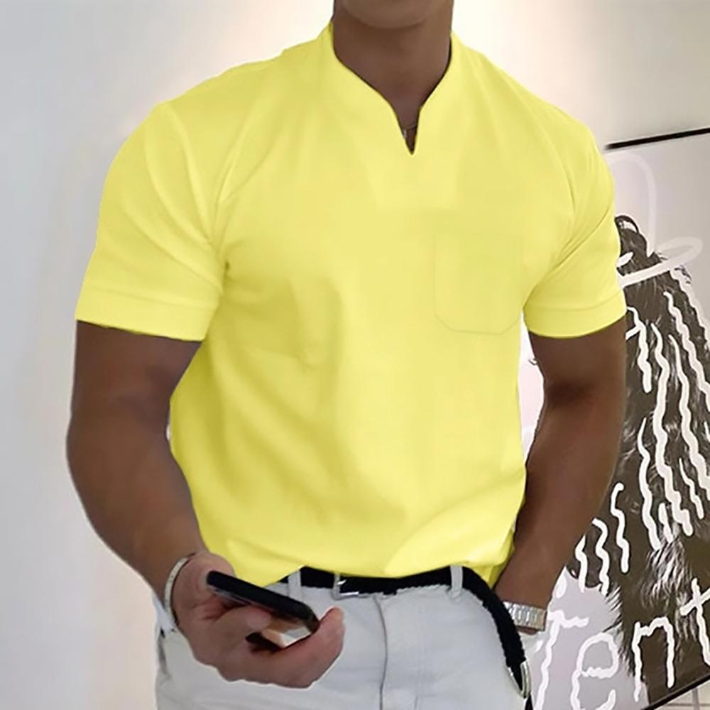 T-shirt pour homme à col montant