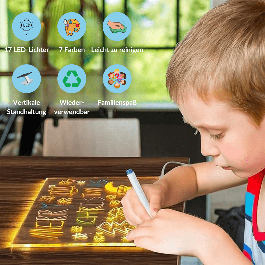 Tableau lumineux LED pour dessins à la lumière